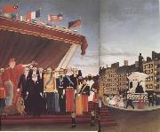 Henri Rousseau The Representatives of Foreign Powers Coming to Salute the Republic as a sign of Peace painting